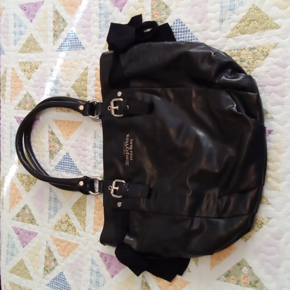 Simply Vera-Vera Wang Black Tote